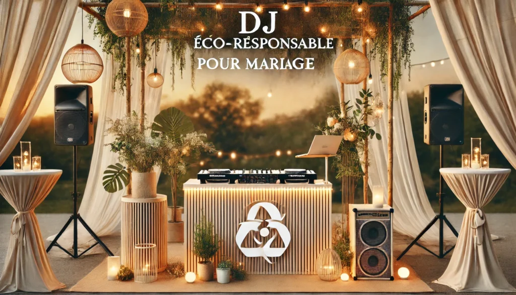 DJ mariage écoresponsable Aisne matériel LED basse consommation installation